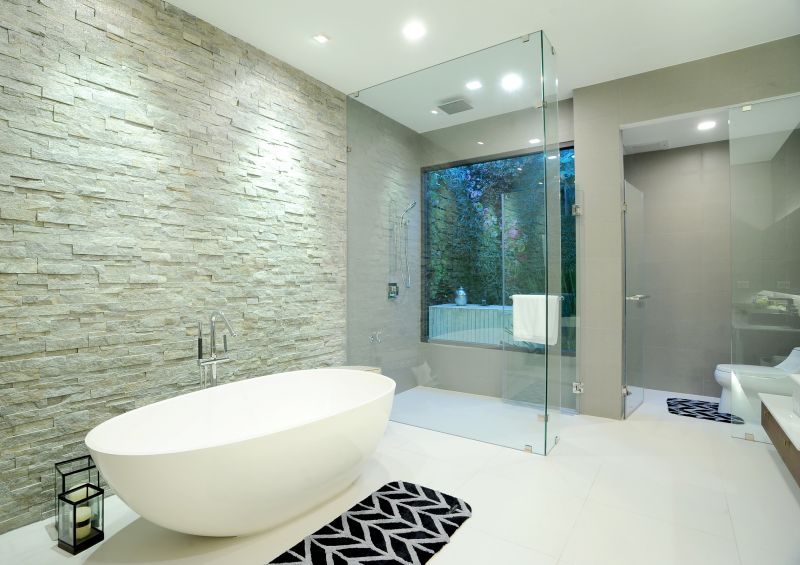 Spa-Inspired Bathroom with Natural Elements